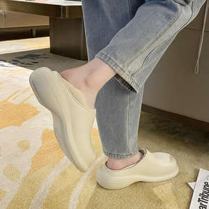 Femmes classique fourrure coton EVA pour pantoufles doux en peluche hiver Mule sandales imperméable <span class=keywords><strong>jardin</strong></span> sabots chaussures antidérapant en gros - Product Image 4