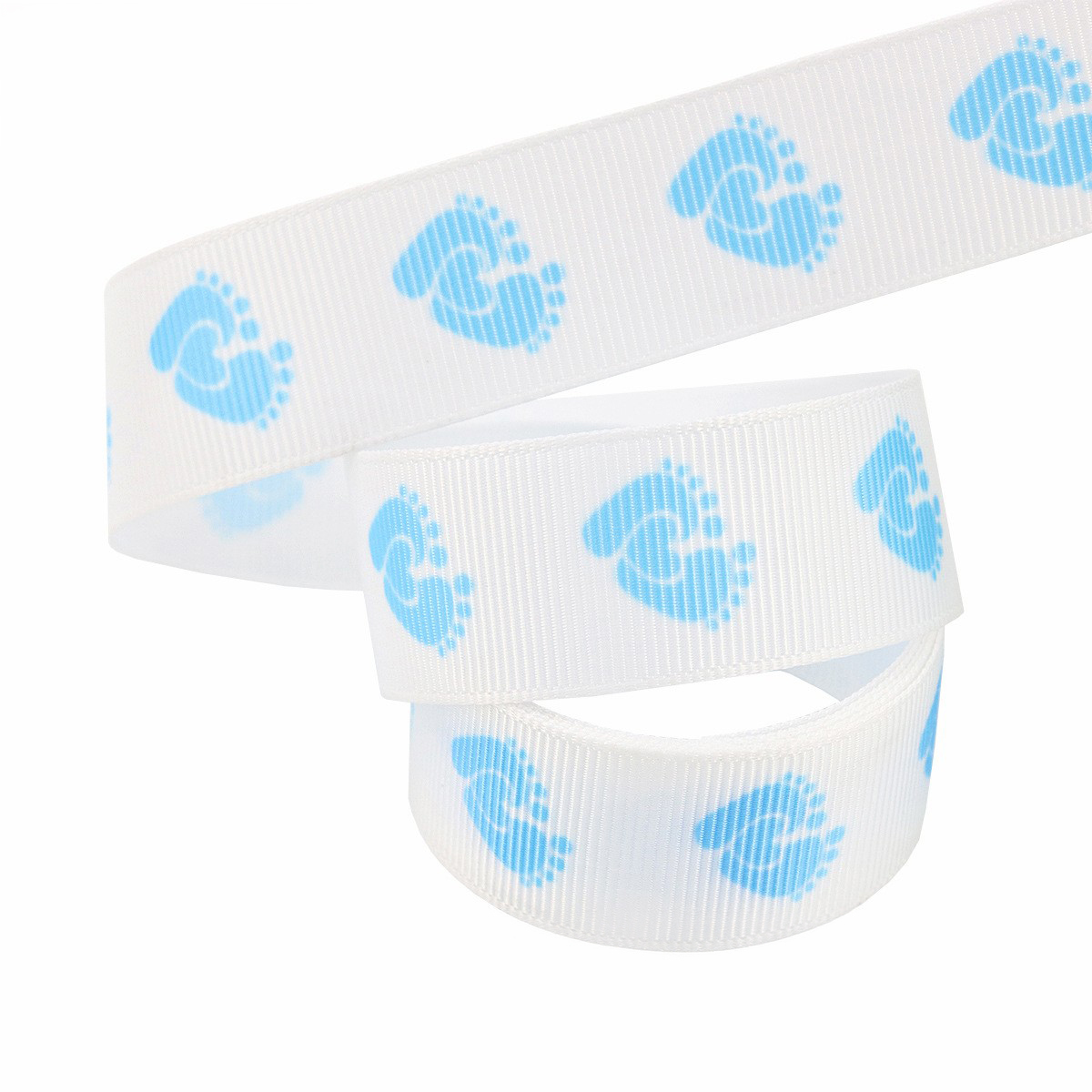Empreinte de bébé blanc-2,2 cm * 10 yards