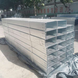 65 microns HDG chemin de câbles treillis métallique ignifuge enduit de poudre en acier inoxydable FRP plastique alliage d'aluminium aluminium - Product Image 4