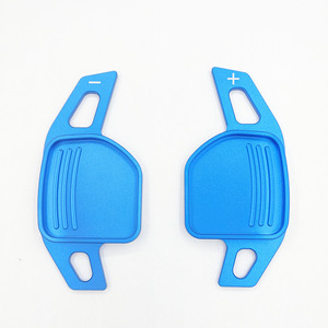 Pour <span class=keywords><strong>Audi</strong></span> <span class=keywords><strong>A3</strong></span> A4L A5 A6L Q3 Q5 8P R8 SEAT : Autocollant d'extension de palettes de changement de vitesse pour volant de voiture - Product Image 6