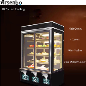 Chất Lượng Cao Cấp Bánh Hiển Thị <span class=keywords><strong>Cooler</strong></span> Tráng Miệng Hiển Thị <span class=keywords><strong>Cooler</strong></span> Sử Dụng Cho Star Sạn Bánh Cửa Hàng Món Tráng Miệng Cửa Hàng - Product Image 4