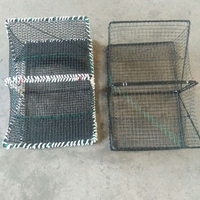 Pot de crabe de piège de poisson de filet de fonte de matériel de PE pour la pêche d'aquaculture