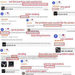 Envío Gratis Collar de Cuerda de 3.5 mm y 4.5 mm en Oro Rosa con Cierre de Moissanita, Chapado en Plata de Ley 925 - Product Image 4