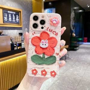 Accesorios de teléfono para OPPO, funda de teléfono resistente a caídas, flor KT tridimensional, cubierta protectora de TPU, para OPPO/1/2/2/2 - Product Image 3