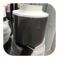 Película Estática para Ventanas de Auto, Removible y Reutilizable, Negra, 1x30m, 5% de Protección Antideslumbrante Contra la Luz Solar