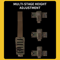 SABADO 9MM Single Mag Pouch MOLLE Magazine Pouch pour Plaque Quick Release Tactical Gear