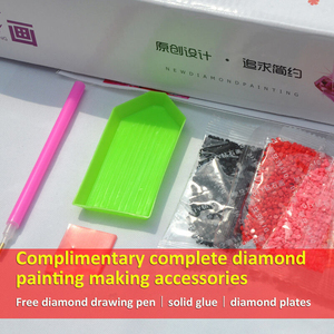 Commerce extérieur plein diamant peintures 30x40 Offre Spéciale rond diamant peintures chambre à la main bricolage diamant peintures <span class=keywords><strong>d</strong></span>écoration - Product Image 6