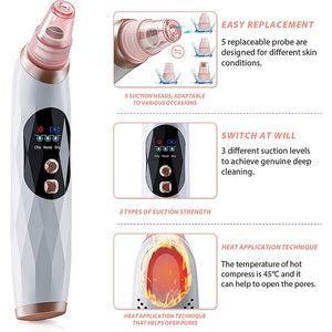 Dissolvant de points noirs pour le visage nettoyant électrique contre l'acné <span class=keywords><strong>point</strong></span> <span class=keywords><strong>noir</strong></span> <span class=keywords><strong>aspirateur</strong></span> outil taches noires nettoyeur de pores - Product Image 5