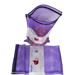 ถุงตาข่ายใส่ผลไม้พลาสติกใส่หัวหอมมันฝรั่งขนาด25กก. ถุงตาข่ายสีแดง <span class=keywords><strong>kalamansi</strong></span> - Product Image 5
