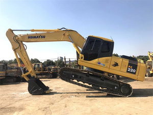 Nueva llegada usada Komatsu Excavadora hidráulica Japón Original 22 toneladas Komatsu PC220 maquinaria de construcción de alta eficiencia - Product Image 5
