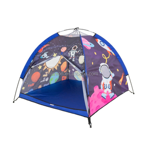 Tente de jeu pour enfants sur <span class=keywords><strong>le</strong></span> thème de l'astronaute, tente de jeu intérieure pour garçons et filles, tente de jeu extérieure en tissu polyester, château gonflable - Product Image 1
