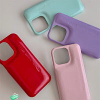 Coque de téléphone INS Niche Soap anti-traces de doigts moulée par injection avec protection d'appareil photo pour 17/16/15/14 Pro 17 Pro Couleur unie