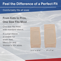 Manchons en gel premium pour patins, chaussettes de protection pour amortir et protéger la zone des patins lors du patinage sur glace, du hockey, du roller, du ski, des bottes