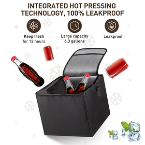 Organisateur <span class=keywords><strong>de</strong></span> <span class=keywords><strong>coffre</strong></span> <span class=keywords><strong>de</strong></span> <span class=keywords><strong>voiture</strong></span> 4 en 1 avec sac isotherme étanche, boîte <span class=keywords><strong>de</strong></span> rangement pliable multi-compartiments pour <span class=keywords><strong>voiture</strong></span>, camion, SUV - Product Image 6