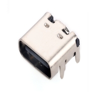 Conector USB-C MUP de 16 Pines, de Fila Única, SMT, para PCB 2.0, Conector de Cargador Móvil, Conector Hembra para Cable, para Servicio de IA