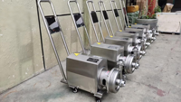 Pompa Sentrifugal Rendah Saniter Stainless Steel SS304/SS316 untuk Industri Makanan dan Minuman OEM Koneksi Tri Clamp KEDUN KDP-0811