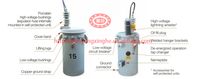 Transformador Monofásico Xinghe de 75 kVA, 100 kVA, 375 kVA, Entrada de 7.2 kV, 50/60 Hz, IEC60076, Refrigerado por Aceite, Montado en Poste, Precio