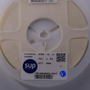 Manufacturer Direct RR1608 0603L130JT 0603 1608 Resistors Chip Resistors SMD Resistors 13ohm 5% 1/10W Thick Film Resistor - Product Image 1