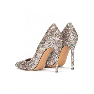 Elegant <strong>Glitters</strong> Lady <strong>Pumps</strong> Sexy 12CM High-heeled Women Shoes - Product Image 3