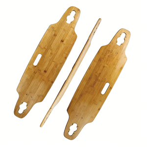 Blanc D'érable Descente Pas Cher <span class=keywords><strong>Longboard</strong></span> Pont 45*9.8 pouces - Product Image 1