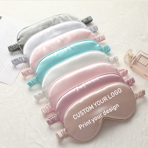 Bandeau élastique en satin double face brodé personnalisé, masque de sommeil de voyage pour toutes les saisons - Product Image 1