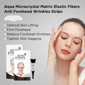 สิทธิบัตรระดับโลก Microcrystalline หกเหลี่ยมเมทริกซ์เส้นใยยืดหยุ่นล็อคน้ําต่อต้านริ้วรอยหน้ากากลบหน้ากากริ้วรอยหน้าผาก - Product Image 5