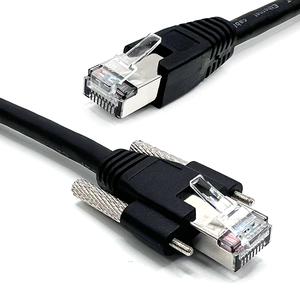 <span class=keywords><strong>Cable</strong></span> Ethernet <span class=keywords><strong>RJ45</strong></span> de bloqueo de tornillo personalizado blindado de alta flexibilidad para cámara industrial - Product Image 4