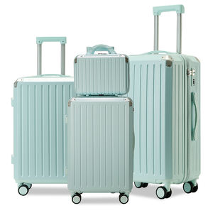 Set di <span class=keywords><strong>valigie</strong></span> antibloccaggio con spedizione gratuita a 4 pezzi con Set di <span class=keywords><strong>valigie</strong></span> da viaggio <span class=keywords><strong>medie</strong></span> con stile uniforme da 3 pezzi per valigia uniforme - Product Image 1