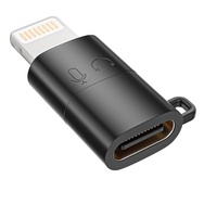 Adaptor OTG untuk Ponsel Ligh-ting ke Tipe-C Menghubungkan Mikrofon Lavalier Nirkabel Earphone Tipe-C Kartu Suara Transfer Data Musik