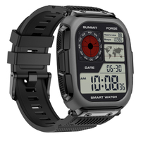 Montre GPS de randonnée DM66 Tough avec grande batterie, étanche 5ATM, écran AMOLED, cartes hors ligne