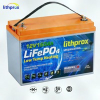 Batterie Lithium à décharge profonde 12,8V 150Ah Grade A LiFePO4 Chauffée pour Chariot de Golf avec BMS Intelligent, Bus CAN, Terminal M8, CE RoHS IP67, OEM ODM