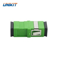 Adaptador de acoplador óptico FTTH SC/APC SM Simplex, sin brida para conector rápido SC, adaptador de fibra óptica sin brida, superventas