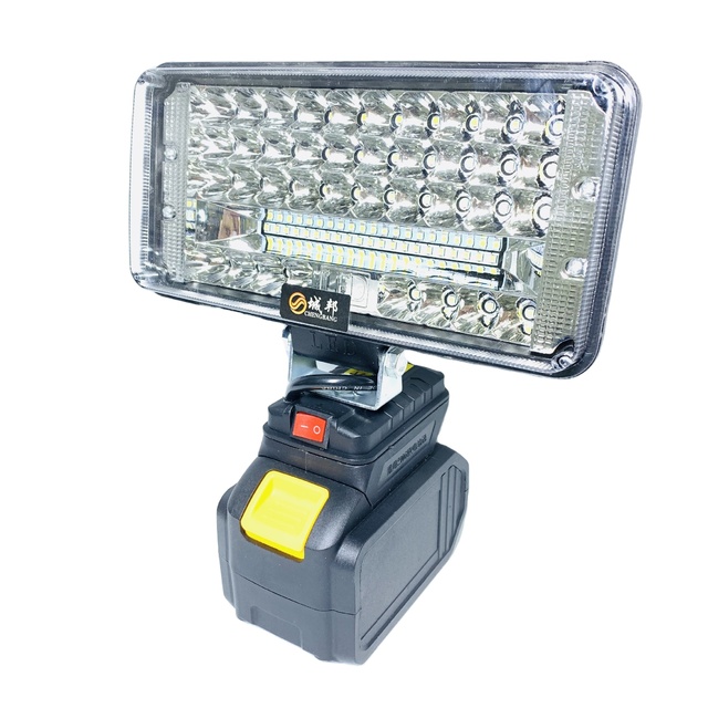 8 Inch Portable Cordless LED Working Lamp With 18V Replaceable Lithium-ion Battery Outdoor Lighting Workplace Light Tool Lights