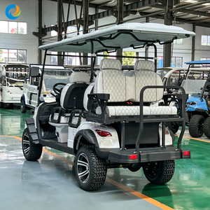 Carrito de Golf Robetaa de 6 Plazas con Asientos Orientados hacia Adelante, Batería de Litio, Todoterreno, Elevado, para Jardín, Villa o Campo de Golf - Product Image 4