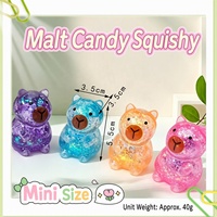Jouets Squishy Mini Capybaras en TPR Maltose Personnalisés, Jouets Sensoriels Anti-Stress à Presser, Vente en Gros