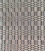 Panel Metálico Acústico Perforado de Malla de Alambre de Acero Inoxidable Tejido en Tiras Planas Micro, para Techo de Auditorio, Corte y Doblado