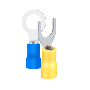 電源ケーブルコネクタ,フォーク型端子ブロックPVCシース付きSVエンドU字型銅ラグ - Product Image 2