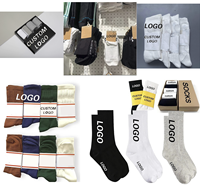 Chaussettes de sport en coton pour femmes, personnalisables avec logo brodé, impression numérique jacquard, manchette et bas du chaussette avec logo, vente en gros
