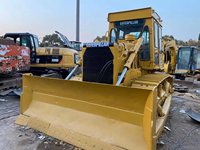 Bulldozer CAT D6D d'occasion, bulldozer sur chenilles Caterpillar D6D d'origine avec lame droite, bon état, matériel de construction à vendre