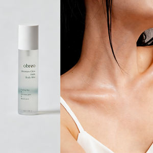 Brume corporelle hydratante et apaisante Obreo Moisture Glow à l'eau de feuilles de Centella Asiatica, formule non collante, soin quotidien pour la peau - Product Image 1