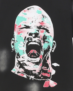 Camiseta Gráfica Hip Hop para Hombre, de Algodón Pesado, con Estampado 'Path to Paradise', Estilo Urbano, Oversize, Vintage - Product Image 3