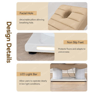 Madamcenter Chaise de spa esthétique haut de gamme à 4 moteurs <span class=keywords><strong>Lit</strong></span> de beauté électrique inclinable au design moderne pour l'esthétique Camilla - Product Image 5