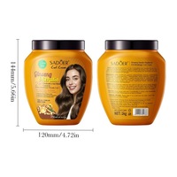 Crème Coiffante pour Cheveux Bouclés au Ginseng et à la Kératine 1kg SADOER Crème Hydratante et Fixante