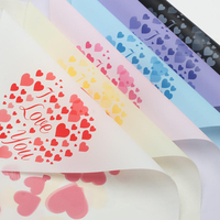 Spaanse Valentijnsdag Designer Merken Bloemige Bloemverpakkingspapier Waterdicht Plastic Bloemistbenodigdheden Rozen Cadeauverpakking