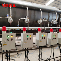 Machine à fabriquer du charbon de bambou et de coque de noix de coco VEGA Green Nature, carbonisation rotative continue, moteur automatique 5,5 kW