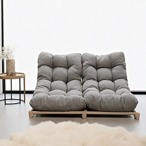 وسادة مقعد خارجية مبطنة سميكة من بايي، غطاء قابل للإزالة والغسل، حشوة فوم مقاومة للماء، تصميم منحني بألوان مخصصة - Product Image 3