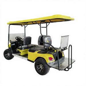 Chariot de golf électrique médical HKBG style rétro 4 places - Product Image 4