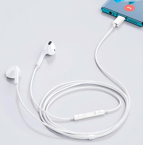 Écouteurs filaires de <span class=keywords><strong>bonne</strong></span> <span class=keywords><strong>qualité</strong></span>, couleur blanche, écouteurs filaires pratiques pour téléphone - Product Image 5