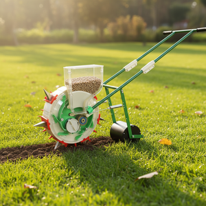 Seminatrice Manuale per Mais, Arachidi e Cereali, Seminatrice Monofila 2 in 1 per Mais e Soia con Fertilizzante - Product Image 4