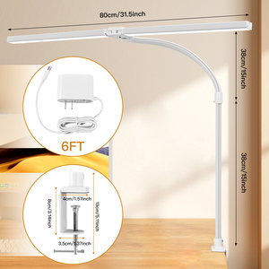 Lámpara de Escritorio Flexible con Cuello de Cisne para Salón de Belleza de Uñas, Lámpara de Escritorio USB con Luz Diurna para Manicura - Product Image 3